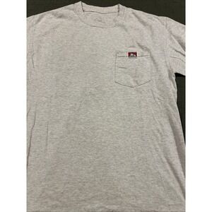 Ben Davis Men's Medium T Shirt With Pocket Light Gray‎